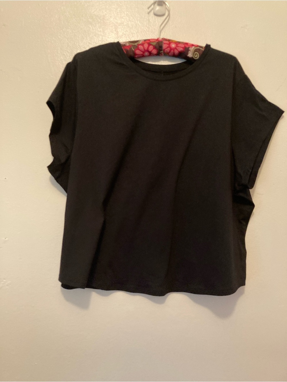 Old Navy Black Boxy Short-Sleeve Tee